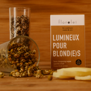 Le Lumineux pour Blond(e)s, savon shampoing saponifié à froid - Floreleï