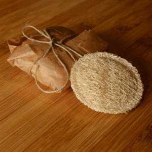 loofah facial peeling disc - bathroom articles - Floreleï