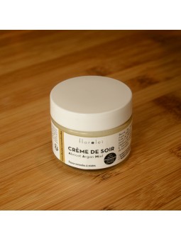crème de soir abricot argan miel - Soins visage Floreleï